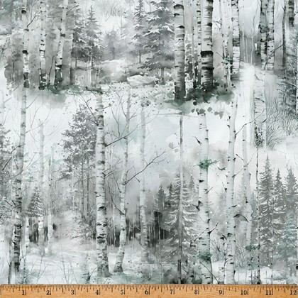 Hoffman California - Stag and Stone - Snowy Trees, Fog