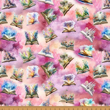 Hoffman California - Star Dust Fables - Magical Books, Fuchsia