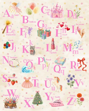 Hoffman California - Things That Go From A to Z - 36' Panel, Papyrus
