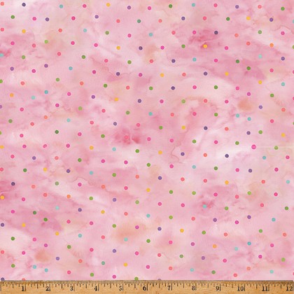 Hoffman California - Things That Go From A to Z - Colored Dots, Pink