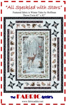 Hoffman Pattern - All Speckled With Stars - 65  x 82'