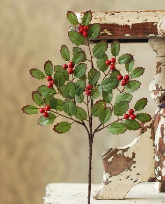 Holly Spray w/ Berry 30'
