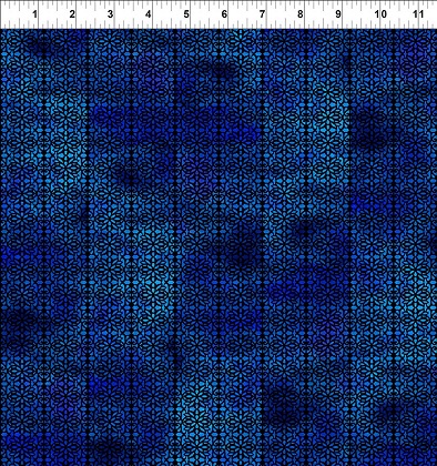 In The Beginning - Floragraphix V - Filigree, Blue