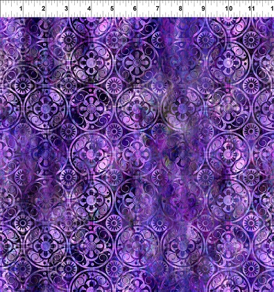 In The Beginning - Floragraphix V - Medallions, Purple