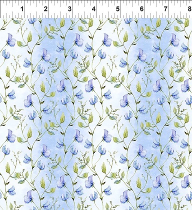 In The Beginning - Periwinkle Spring - Sweet Peas, Periwinkle