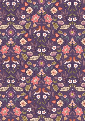 Lewis & Irene - Isabella - May Mirror, Dark Plum