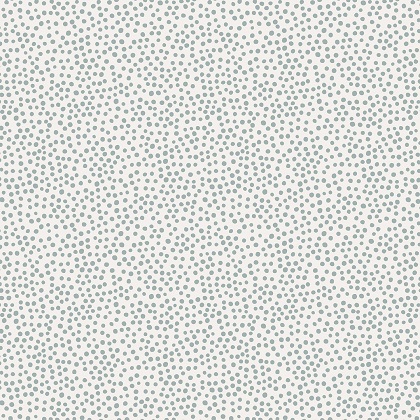 Lewis & Irene - Winter in Bluebell Wood Flannel - Blue Grey Dots, Cream