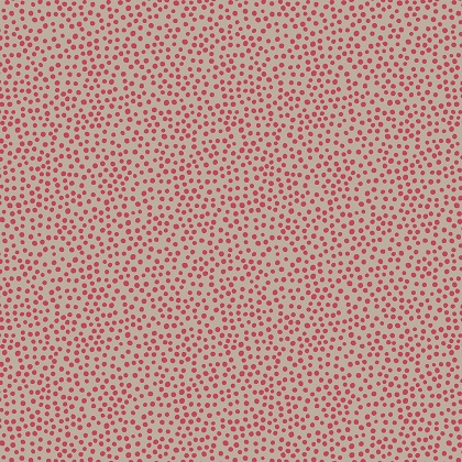 Lewis & Irene - Winter in Bluebell Wood Flannel - Red Dots, Chestnut