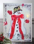 Lighted Canvas - Winter Greetings