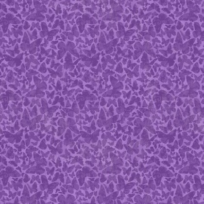 Lumin Fabrics - Flight of Fancy - Butterfly Silhouette, Purple
