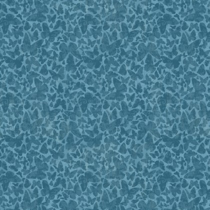 Lumin Fabrics - Flight of Fancy - Butterfly Silhouette, Teal