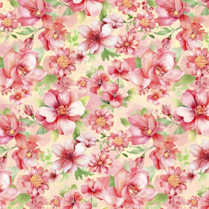 Lumin Fabrics - Flight of Fancy - Hello Beautiful, Pink