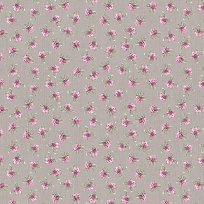 Lumin Fabrics - Sweet Honey Bee - Pink Floral Toss, Gray