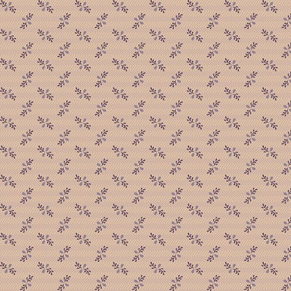 Marcus - I Love Purple - Zig Zag Sprig, Tan