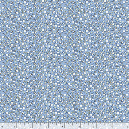 Marcus Fabrics - Aunt Grace Rock My Baby - Dandelion, Blue