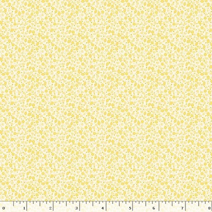 Marcus Fabrics - Aunt Grace Rock My Baby - Ditsy, Yellow