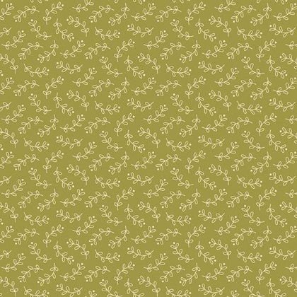 Marcus Fabrics - Birds of a Feather - Sprigs, Green