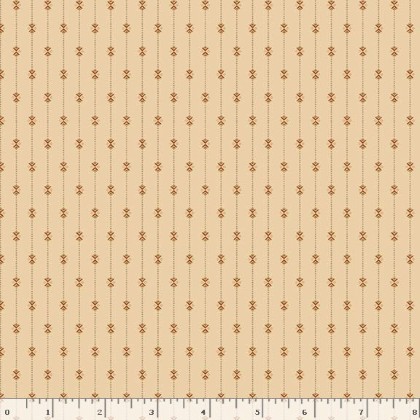 Marcus Fabrics - Black Sheep Cottons - Bowtie Stripe, Cream
