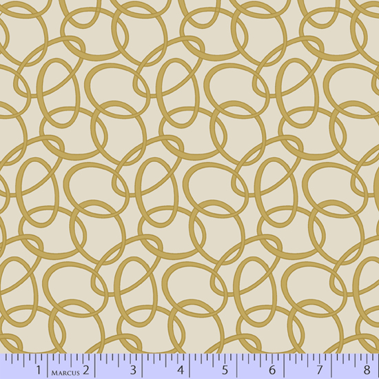 Marcus Fabrics - Brick - Clay, Gold/Neutral