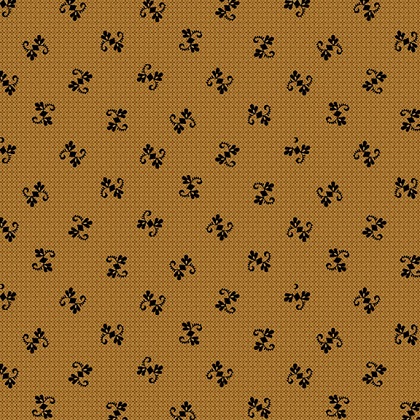 Marcus Fabrics - Butternut and Peppercorn - Sage, Gold