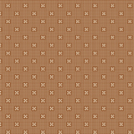 Marcus Fabrics - Cedar Shake - Tiny Floral Motif, Dark Brick