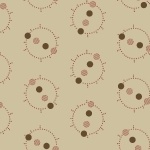 Marcus Fabrics - Chalk & Timber - Circles, Tan