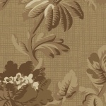 Marcus Fabrics - Chalk & Timber - Floral, Light Brown