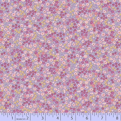Marcus Fabrics - Collectable Calicos - Fleur, Lilac
