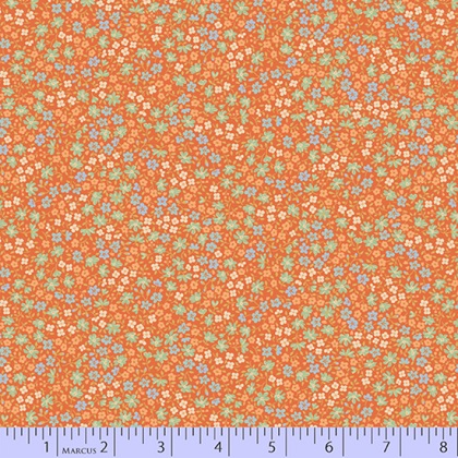 Marcus Fabrics - Collectable Calicos - Fleur, Orange