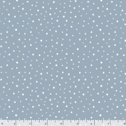 Marcus Fabrics - Friends & Flakes - Snowball, Blue