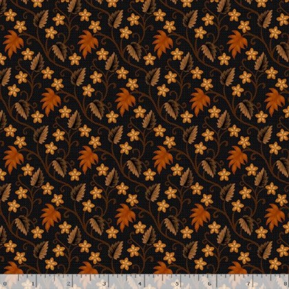 Marcus Fabrics - Midnight Cheddar - Autumn's Bounty, Black