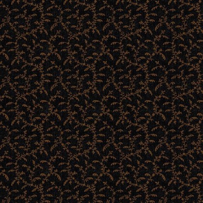 Marcus Fabrics - Midnight Cheddar - Climbing Vine, Black