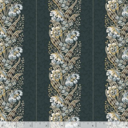 Marcus Fabrics - Moon Washed - Stripe, Navy