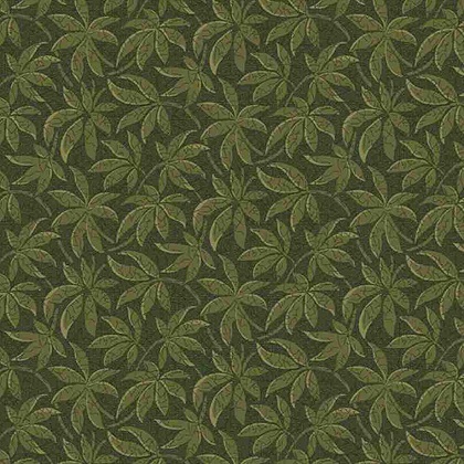 Marcus Fabrics - Rebekah's Basics - Leaves, Green
