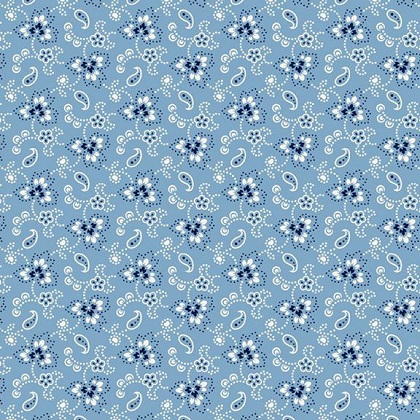 Marcus Fabrics - Star Struck - Bandana, Sky Blue