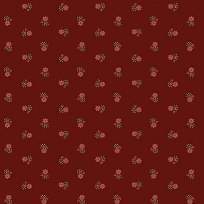 Marcus Fabrics - Star Struck - Little Flower, Red