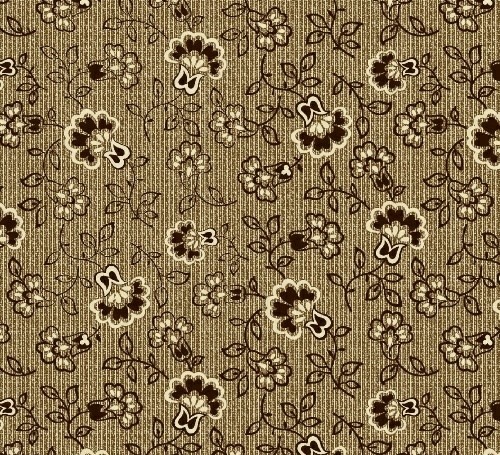 Marcus Fabrics - Style Series - Small Floral, Brown