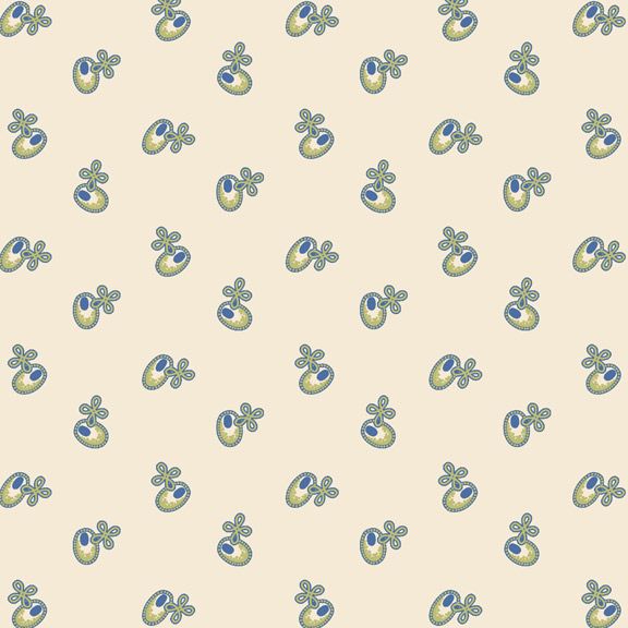 Marcus Fabrics - Yellow Sky - Buttons, Ivory