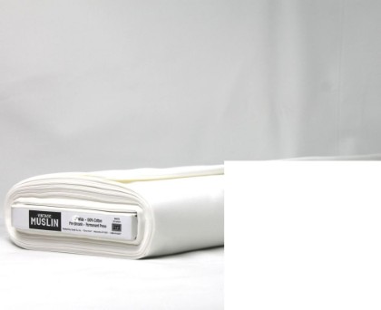 Marshall Dry Goods - 36' Vintage Bleached Muslin, White
