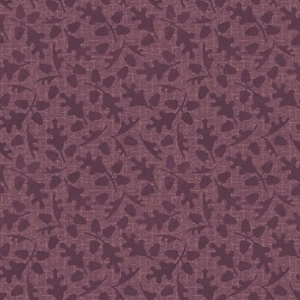 Maywood Studio - Autumn Harvest Flannel - Tonal Leaf Design, Mauve