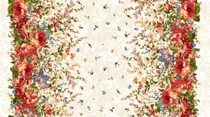 Maywood Studio - Belle Epoque - Floral Stripe, Cream