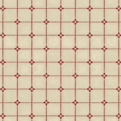 Maywood Studio - Heritage Woolies Flannel - Shirting Plaid, Cream/Red