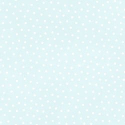 Maywood Studio - Little Lambies Woolies Flannel - Polka Dots, Light Aqua