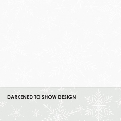 Maywood Studio - Solitaire Whites - Delicate Snowflakes, Ultra White