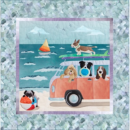 McKenna Ryan Quilt Kits - Beach Bums - 26' x 26', Seaside