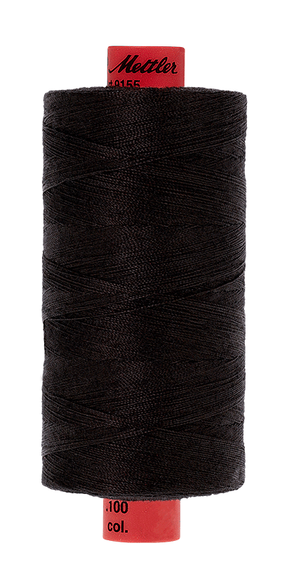 Mettler Metrosene Thread - All Purpose #100 - 50WT - 1094 yds. Black