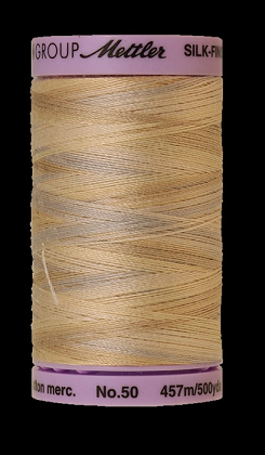 Mettler Thread - Silk Finish Cotton - 500 yd. - 50 Wt; Pearl Tones