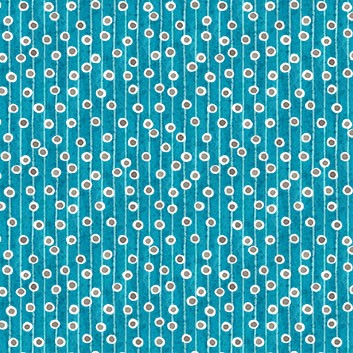 Michael Miller - Fanciful Sea Life - Sea Dots, Aqua