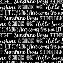 Michael Miller - Hello Sunshine - Shine On, Black