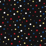 Michael Miller - Monster Poo - Scattered Dots, Black